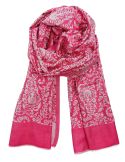 Majestic Paisley Modal Silk Scarf for Men and Women