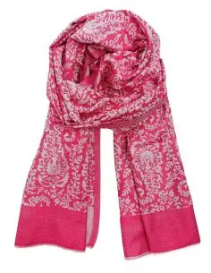 Majestic Paisley Modal Silk Scarf for Men and Women