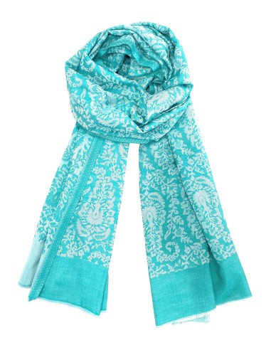 Majestic Paisley Modal Silk Scarf for Men and Women